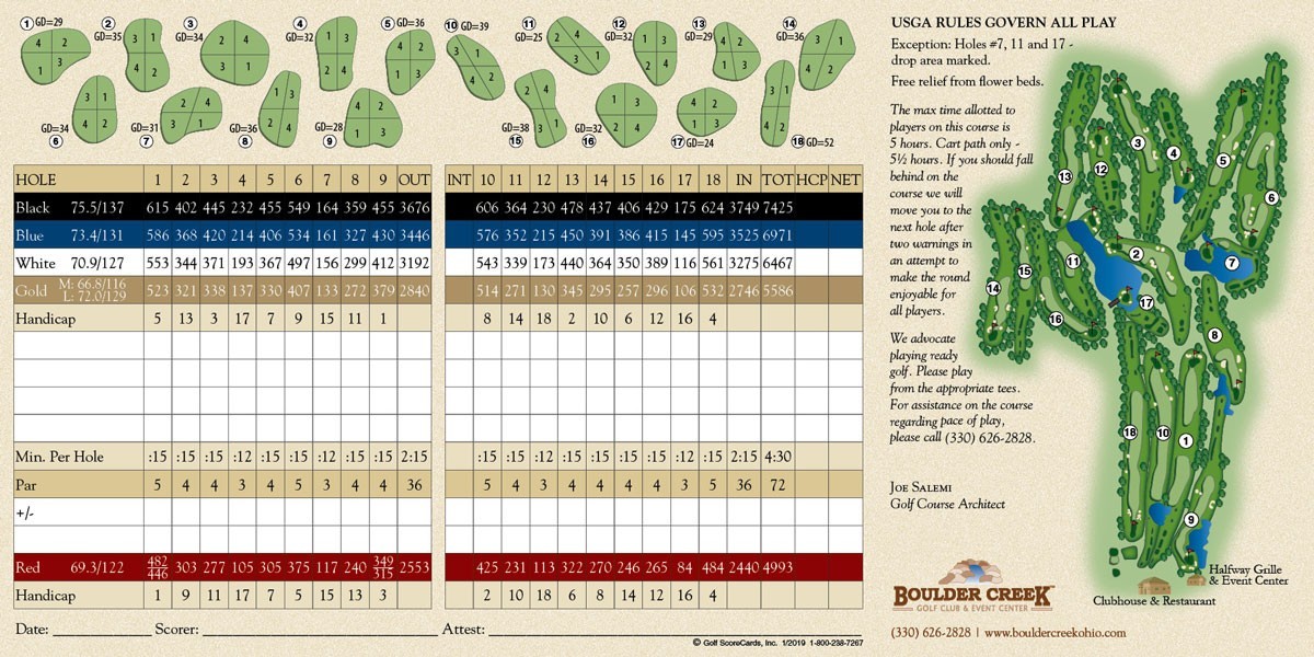 boulder creek golf club menu