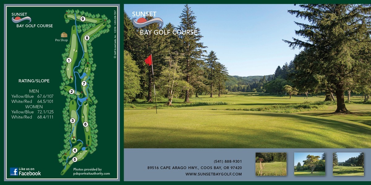 Sunset Bay Golf Course Golf ScoreCards, Inc.
