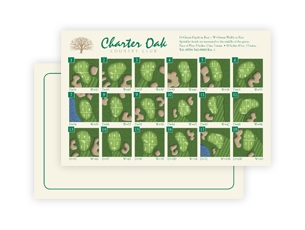 Charter Oak Country Club - Pin Placement Card